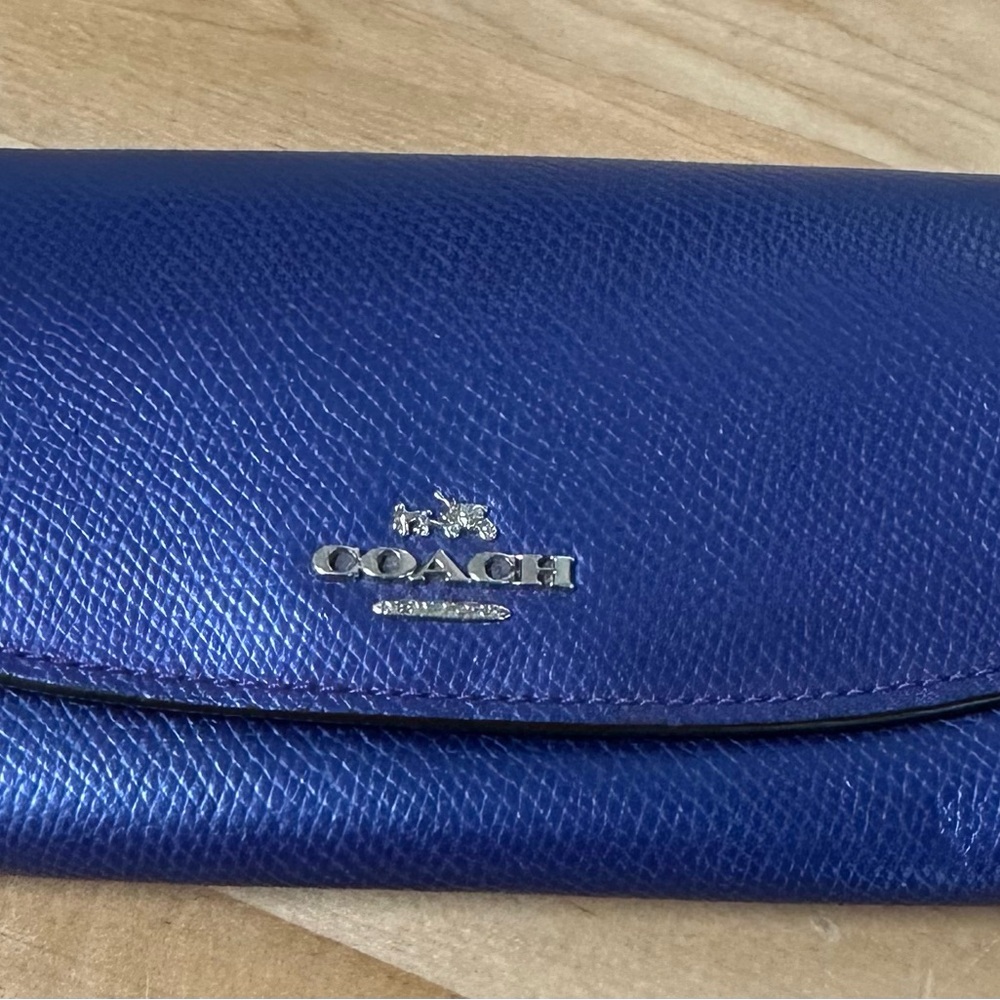 Coach purple wallet
